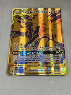 Reshiram & Charizard GX SM247 / Pikachu & Zekrom GX SM 248 Jumbo Cards Holo - Image 4