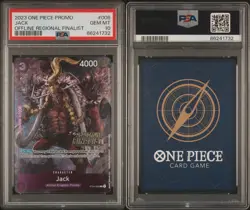 Jack (Offline Regional 2023) [Finalist] ST04-008 One Piece Card PSA 10 - Image 2
