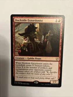 Dockside Extortionist Magic Card - Goblin Pirate Creature - Image 1