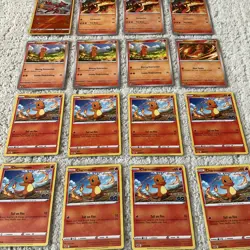 Lot of (17) Rare Vintage POKEMON Cards Holo GO NM-MINT Charmander Charmeleon - Image 3