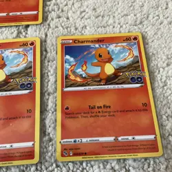 Lot of (17) Rare Vintage POKEMON Cards Holo GO NM-MINT Charmander Charmeleon - Image 4