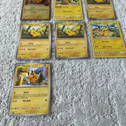 Lot of (7) Rare Vintage Pikachu POKEMON Cards Holo Sword & Shield Era NM-MINT - Image 3