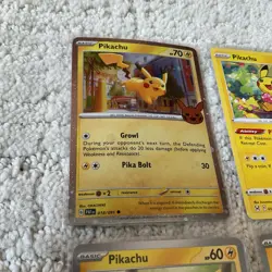 Lot of (7) Rare Vintage Pikachu POKEMON Cards Holo Sword & Shield Era NM-MINT - Image 4