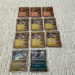 Lot of (11) All Holos Ancient POKEMON Cards NM-MINT Raging Bolt Gouging Fire - Image 1