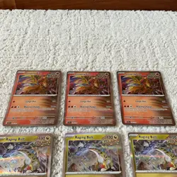 Lot of (11) All Holos Ancient POKEMON Cards NM-MINT Raging Bolt Gouging Fire - Image 2