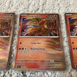 Lot of (11) All Holos Ancient POKEMON Cards NM-MINT Raging Bolt Gouging Fire - Image 5