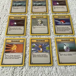 Lot of (12) 1995 Super Rare Pokemon Trainer Illustration TCG Cards Light Play - Image 2