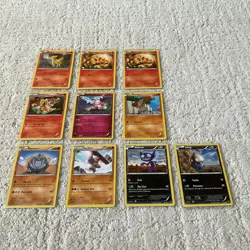Lot of (13) 2012/16 Rare Vintage POKEMON Cards NM-MINT Chimcar Sableye Ponyta - Image 1