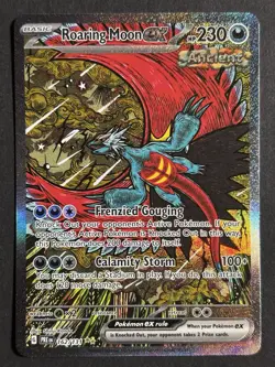 Pokemon TCG Roaring Moon EX Prismatic Evolutions Card 162/131 SIR NM - Image 1