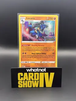 Lucario - SWSH186 - SWSH: Sword & Shield Promo Cards (SWSD) Stamped - Image 1
