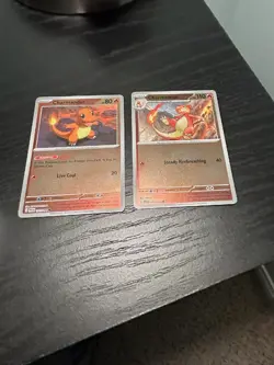 Pokemon 2 Card Reverse Holos Charmander/Charmeleon Phantasmal Flames - NM - Image 1