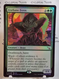 FOIL Prerelease YARUS ROAR OF THE OLD GODS mtg NM Murders at Karlov Manor Rare - Image 1
