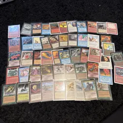 Magic The Gathering Collection VINTAGE Mtg LOT 52 Cards -1993 - 1997 - Image 1