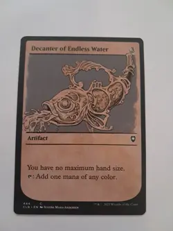 Decanter of Endless Water Showcase MP Baldurs Gate MTG Magic the Gathering - Image 1