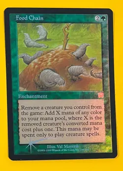 MTG FOOD CHAIN (Foil) Mercadian Masques (OldManMTG 003-999) - Image 1