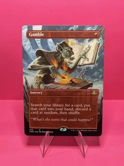 Gamble (Borderless) Dominaria Remastered Regular - Image 1
