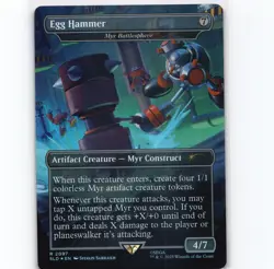 Egg Hammer - Myr Battlesphere (Rainbow Foil) Foil R Secret Lair Drop Series 2097 - Image 1