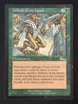 1x MTG Defense of the Heart - Urza's Legacy (ULG) #100 - Magic the Gathering - Image 1