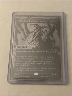 NM Sheoldred Whispering One Serialized 55/500 MTG Phyrexia multiverse legends - Image 3