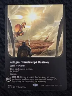 Adagia, Windswept Bastion (0277) (Mythic)(Non-Foil) (Borderless) - EOE - M/NM - Image 1