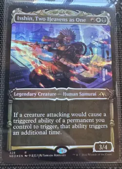 Isshin, Two Heavens as One - SHOWCASE FOIL - Kamigawa: Neon Dynasty - NM/M!!! - Image 1
