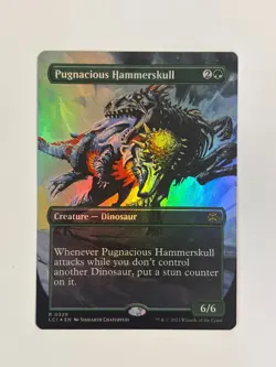 Pugnacious Hammerskull (Borderless) The Lost Caverns of Ixalan Foil Magic MTG - Image 1