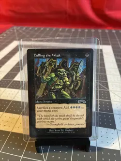 Vintage 1998 MTG Exodus Culling The Weak Card NM - Image 3