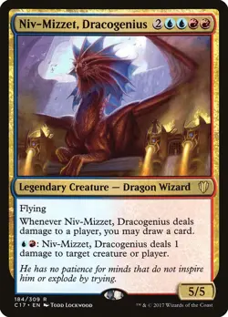 Niv-Mizzet, Dracogenius - 184 - NM - Commander 2017 (C17) - MTG - Image 1