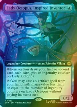 MTG - Lady Octopus, Inspired Inventor - Extended - SPM 252 - FOIL - NM - Image 1
