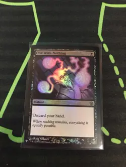 MTG Magic The Gathering One With Nothing Foil List Black Instant Commander - Image 1