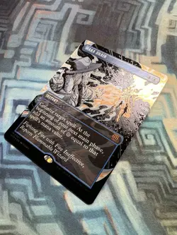 Textured Foil Mana Drain NM Unplayed Outlaws of Thunder Junction: Breaking News - Image 1