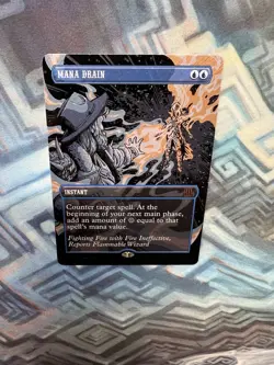 Textured Foil Mana Drain NM Unplayed Outlaws of Thunder Junction: Breaking News - Image 5