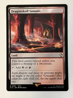 Dragonskull Summit Commander: Final Fantasy Non-Foil Regular MTG NM - Image 1