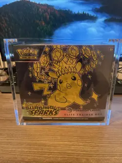 Surging Sparks Elite Trainer Box ETB Pokemon Center Exclusive New Sealed W/Case - Image 1
