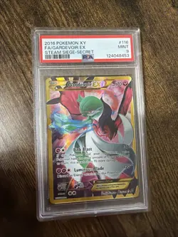 2016 POKEMON XY STEAM SIEGE SECRET #116 FULL ART/GARDEVOIR EX PSA 9 - Image 1