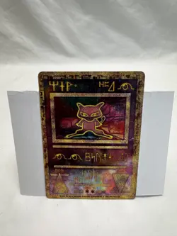 Ancient Mew Pokemon Card - HEAVY DAMAGE WITH FOLDS - Image 4
