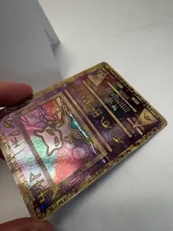 Ancient Mew Pokemon Card - HEAVY DAMAGE WITH FOLDS - Image 5