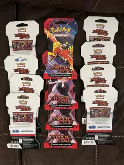 Pokemon TCG DESTINED RIVALS Sleeved Booster Packs New Sealed Lot of 12 Packs - Image 4