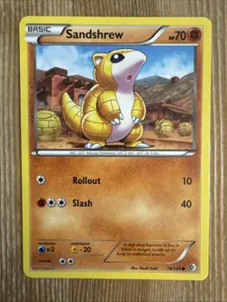 Sandshrew 78/149 B&W Boundaries Crossed Common Pokemon NM - Image 1
