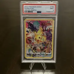Pikachu 160 Secret Rare Pokemon Sword & Shield Crown Zenith MINT PSA 9 - Image 1