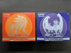 Pokemon TCG Sun and Moon Base Set ETB Set of 2 - Brand New Sealed - Image 1