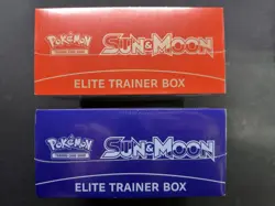 Pokemon TCG Sun and Moon Base Set ETB Set of 2 - Brand New Sealed - Image 4