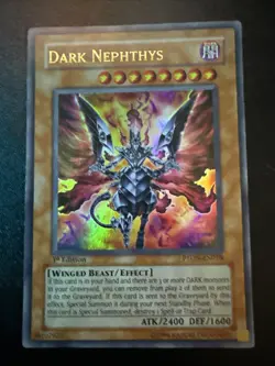 Dark Nepthys 1st Edition PTDN-EN018 Ultra Rare Yugioh Phantom Darkness NM - Image 1