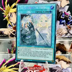 Yugioh The Fallen & The Virtuous CH01-EN019 Secret Rare 1st Ed Near Mint - Image 1