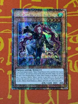 YUGIOH EMILIA, DANCE PRIESTESS OF THE NEKROZ STARLIGHT RARE 1ST NM BLMM-EN025 - Image 1