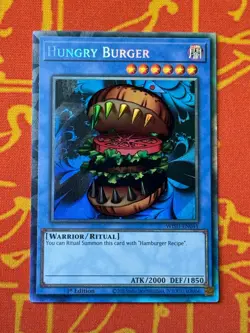 YUGIOH HUNGRY BURGER COLLECTORS RARE 1ST EDITION NM WISU-EN041 - Image 1