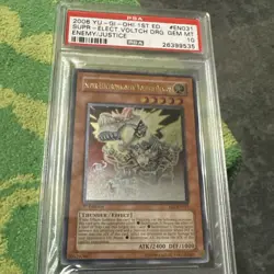 2006 Yu-Gi-Oh Super Electromagnetic Voltech Dragon Ultimate Rare 1st Ed. PSA 10 - Image 4