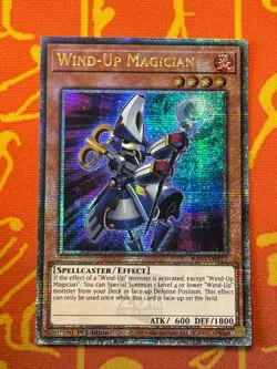 YUGIOH WIND-UP MAGICIAN QUARTER CENTURY SECRET RARE NM RA04-EN153 - Image 1