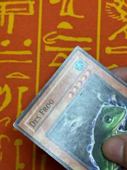 YUGIOH DES FROG COMMON 1ST EDITION LIGHT PLAY CRV-EN026 - Image 4