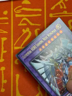 YUGIOH ELEMENTAL HERO SHINING NEOS WINGMAN ULTRA RARE 1ST NM POTE-EN041 - Image 3
